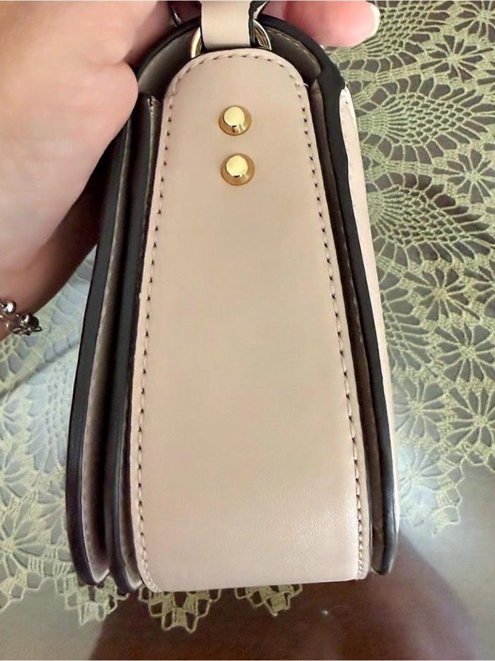 Michael Kors Signature Brown Blush Crossbody + Matching Wallet Bundle EUC - Picture 4 of 8